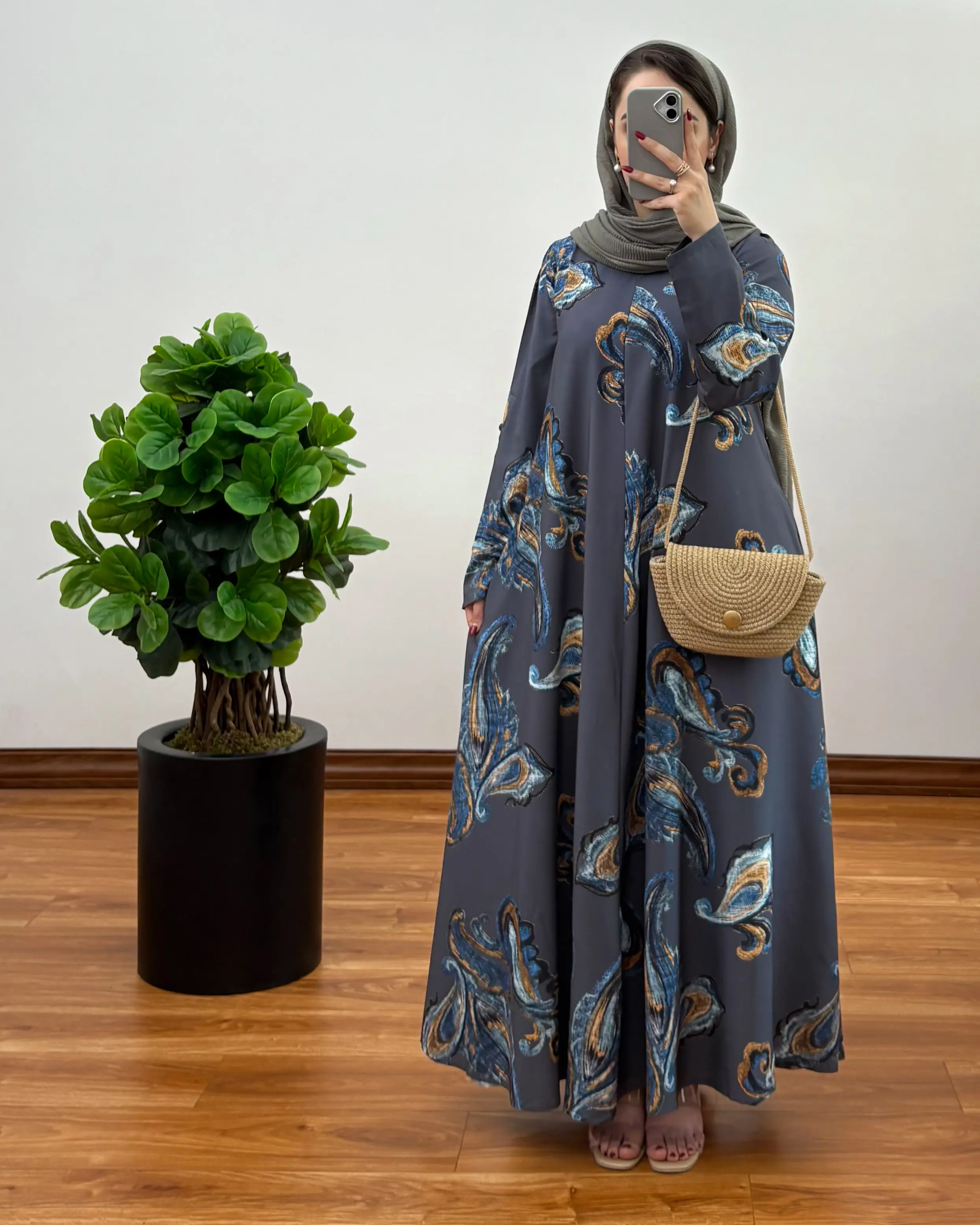 پیراهن مانتویی ایتالیایی ترمه 2